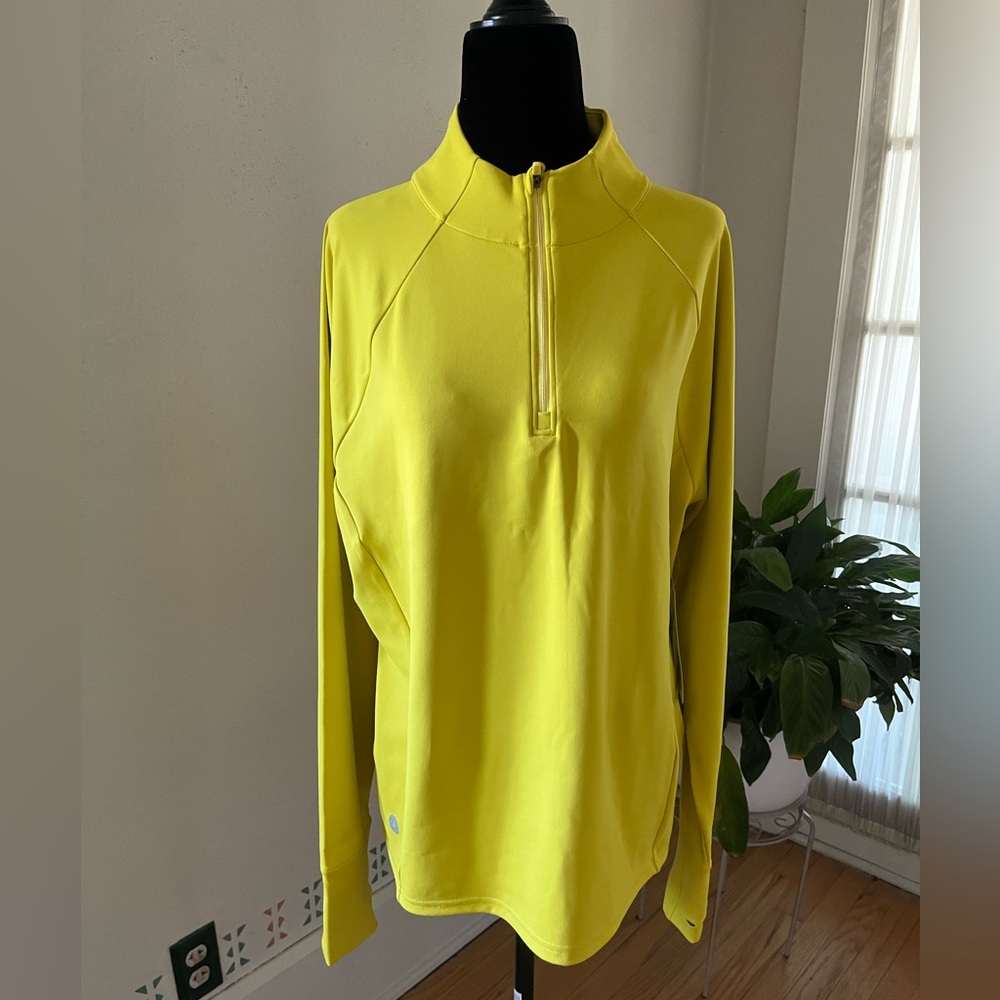 Isabella Women’s Long Sleeve 1/4 Zip Active Wear Pullover - Size XL